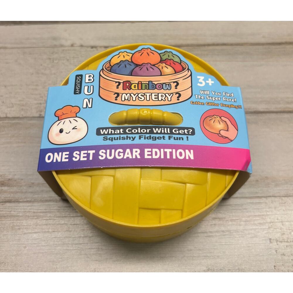Squishy Bun Sugar Edition Sensory Squish Toy Squishy NEW